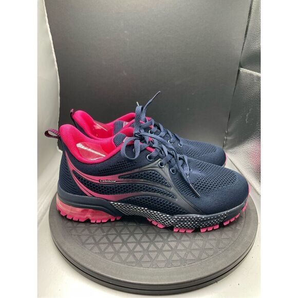 Lamincoa Women Air Running Shoes Athletic Sneakers Non Slip Blue Pink Size 7.5-8 - Picture 5 of 16